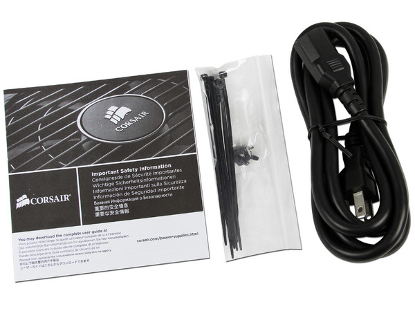 Fuente de Poder Corsair CX600 de 600W,  ATX, 80 PLUS BRONZE.