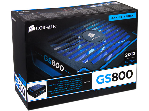 Fuente de Poder Corsair Gaming Series GS800 de 800W, ATX, 80 PLUS BRONZE.