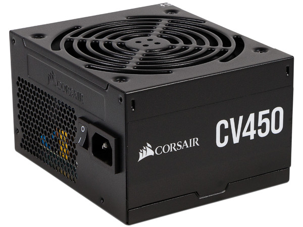 Fuente de Poder Corsair CV450 de 450W, ATX, 80 PLUS Bronze.