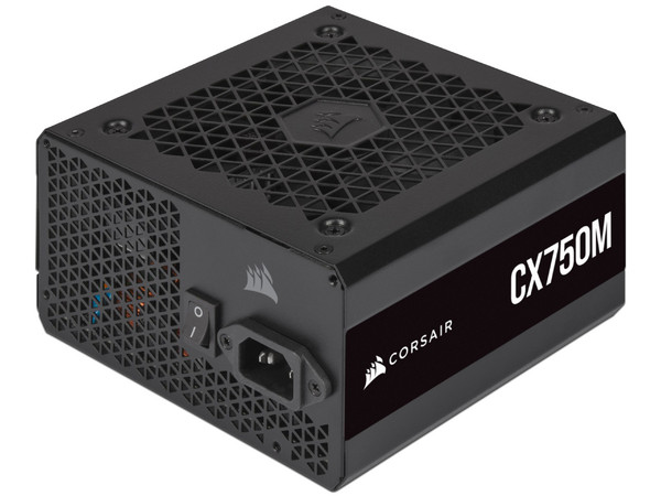 Fuente de Poder Corsair CX750M, 750W, 80 PLUS Bronze.