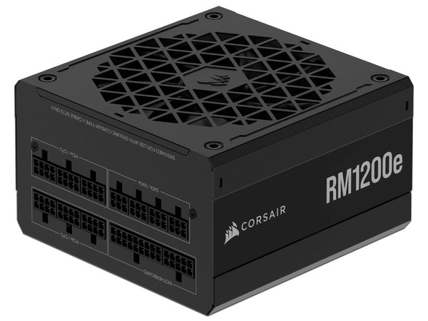 Fuente de Poder Modular Corsair RM1200e  de 1200W, ATX, 80 Plus Gold, Color Negro.