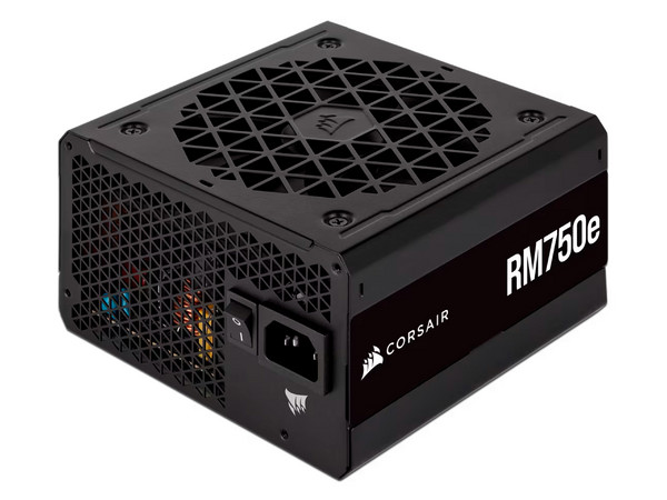 Fuente de Poder Full Modular Corsair RM750e de 750W, ATX, 80 Plus Gold, Refurbished.