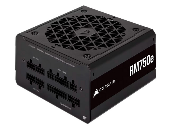 Fuente de Poder Full Modular Corsair RM750e de 750W, ATX, 80 Plus Gold, Refurbished.