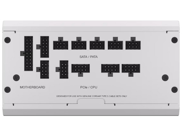 Fuente de Poder Modular Corsair RM850x SHIFT de 850W, ATX, 80 Plus Gold. Color Blanco.
