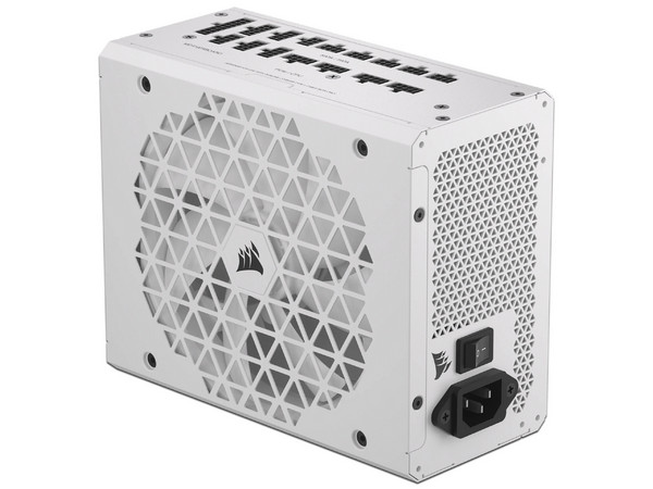 Fuente de Poder, Corsair, RM1200X Shift, 1200W, Full Modular, 80 Plus Gold, Color Blanco.