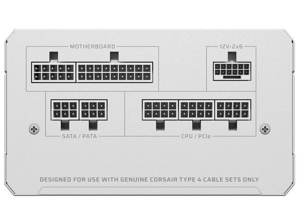 Fuente de Poder Modular Corsair RM850e de 850W, 80 Plus Gold, ATX, Color Blanco.