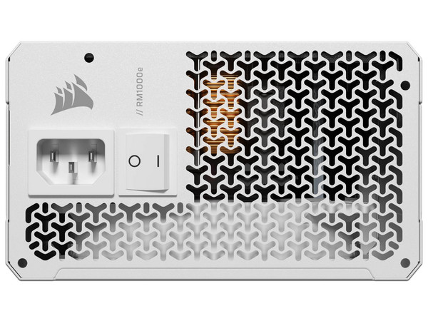 Fuente de Poder Modular Corsair RM1000E de 1000W, 80 Plus Gold, ATX, Color Blanco.