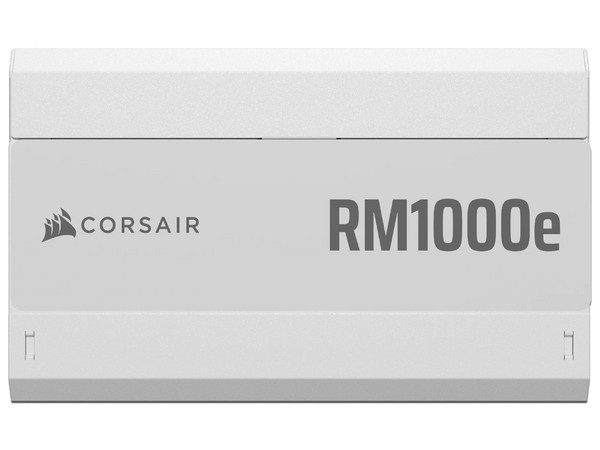 Fuente de Poder Modular Corsair RM1000E de 1000W, 80 Plus Gold, ATX, Color Blanco.