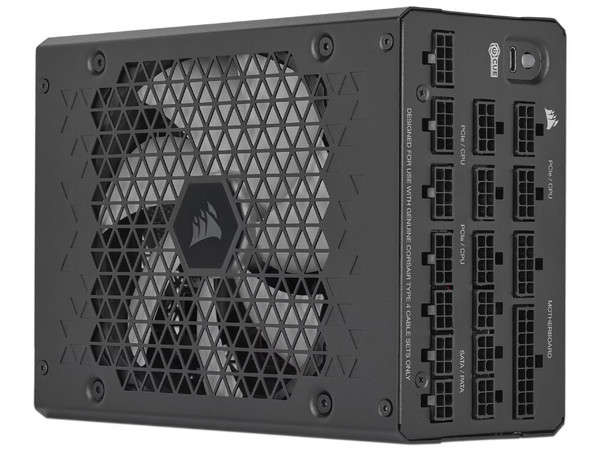 Fuente de Poder, Corsair, HX1500i, 1500W, Full Modular, 80 Plus Platinum, Color Negro.