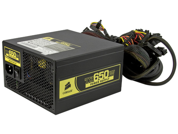 Fuente de Poder CORSAIR TX650W de 650W