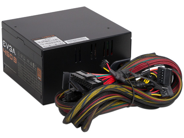 Fuente de Poder EVGA 450B de 450W, ATX, 80 PLUS BRONZE.