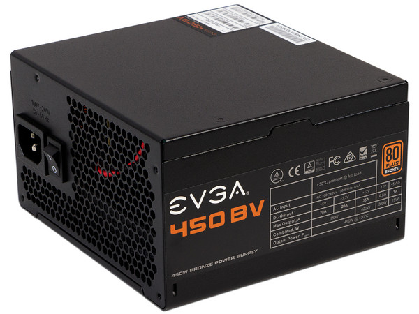 Fuente de Poder EVGA Power Supply de 450W, 80 PLUS Bronze.