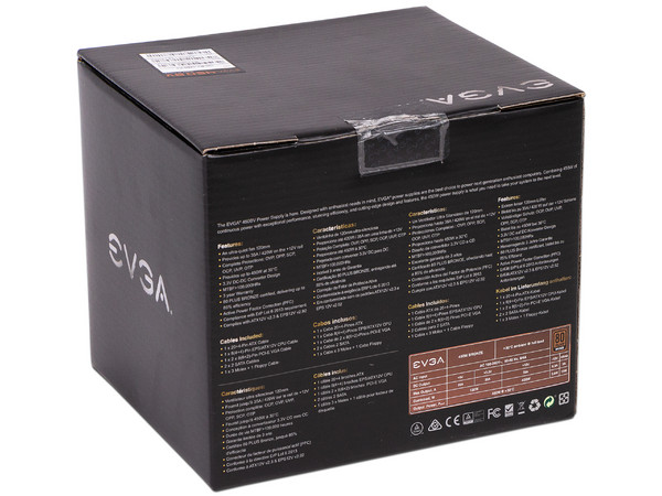 Fuente de Poder EVGA Power Supply de 450W, 80 PLUS Bronze.