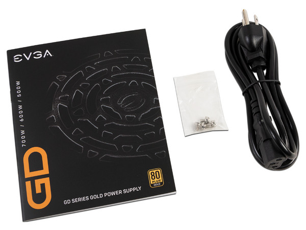 Fuente de Poder EVGA 600 GD de 600W, ATX, 80 PLUS Gold.
