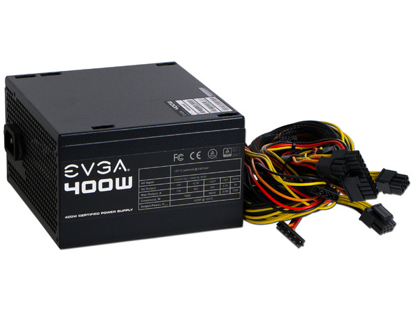 Fuente de Poder EVGA de 400W, ATX.