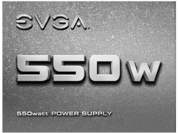 Fuente de Poder EVGA de 550W, ATX.