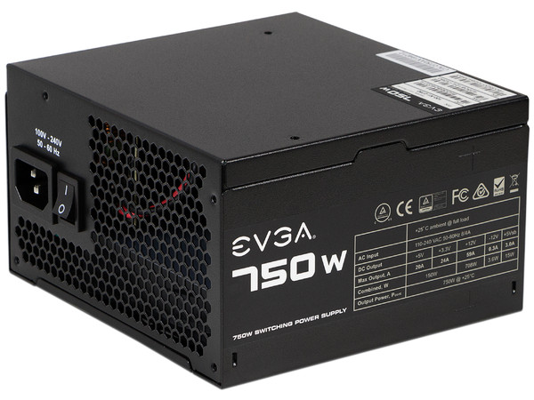 Fuente de Poder EVGA de 750W, ATX.