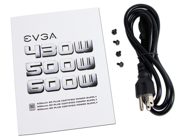Fuente de Poder EVGA de 430W, ATX, 80 PLUS.