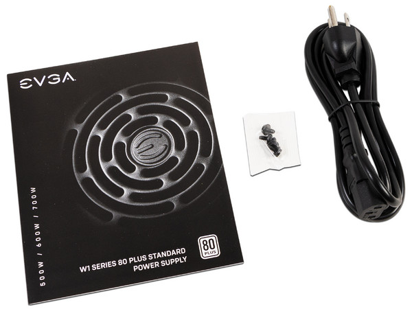 Fuente de Poder EVGA 100-w1-0700 de 700W, ATX, 80 PLUS.