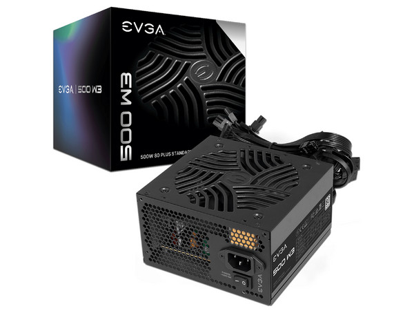Fuente de Poder EVGA 500 W3 de 500W, ATX, 80 PLUS White.
