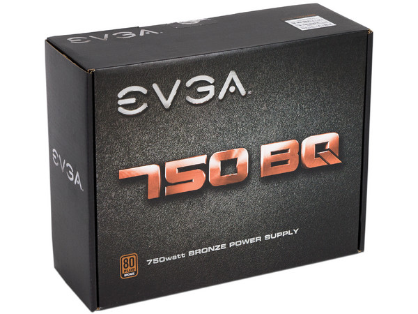 Fuente de Poder Semi-Modular EVGA 750 BQ de 750 W, ATX, 80 PLUS Bronze.