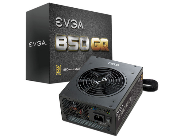 Fuente de Poder EVGA 850 GQ de 850W, ATX, 80 Plus Gold.