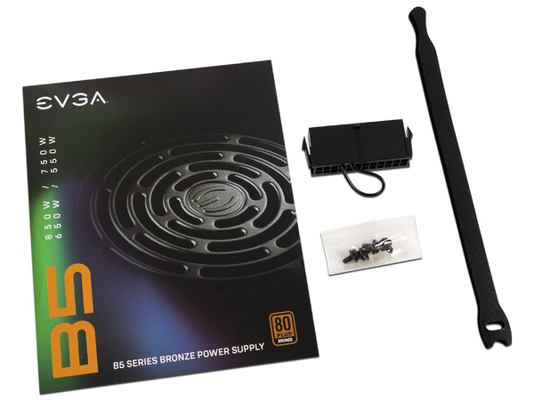 Fuente de Poder EVGA 650 B5 de 650W, Full Modular, ATX, 80 PLUS Bronze.