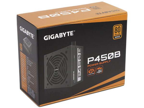 Fuente de Poder GIGABYTE P450B de 450W, ATX, 80 PLUS Bronze.