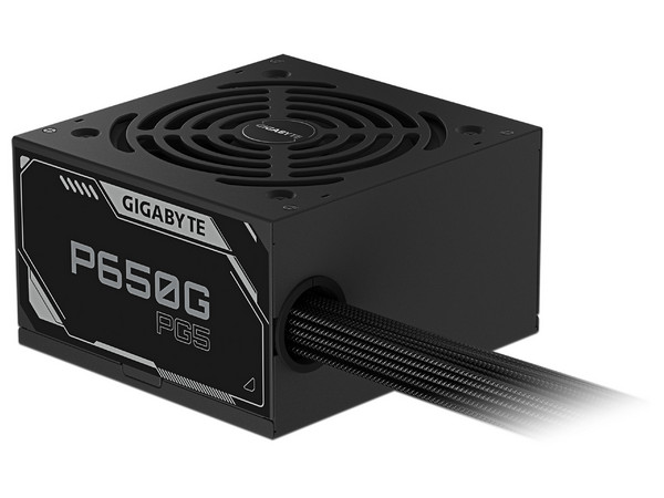 Fuente de Poder Gigabyte GP-P650G PCIE 5.1 de 650W, ATX, 80 PLUS Gold, Color Negro.