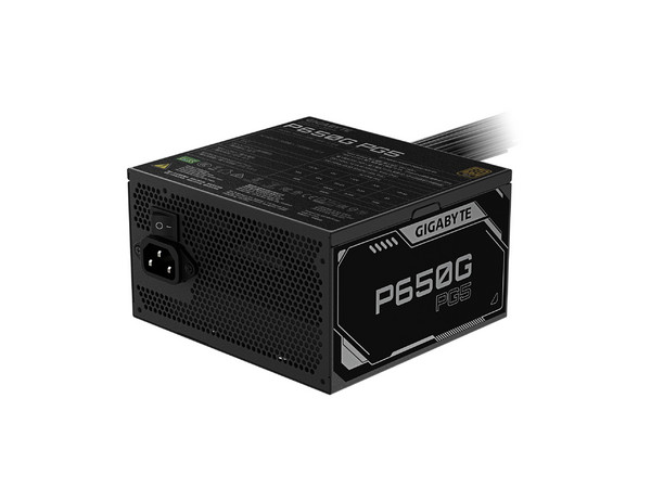 Fuente de Poder Gigabyte P650G de 650W, ATX, SATA, Molex, 80 PLUS Gold.