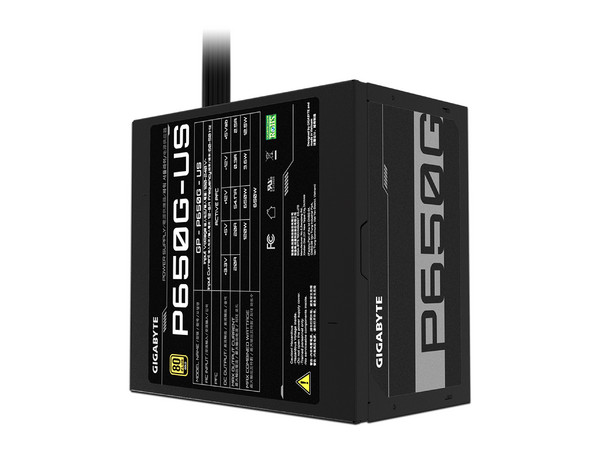 Fuente de Poder GIGABYTE P650G de 650W, ATX, 80 PLUS Gold.