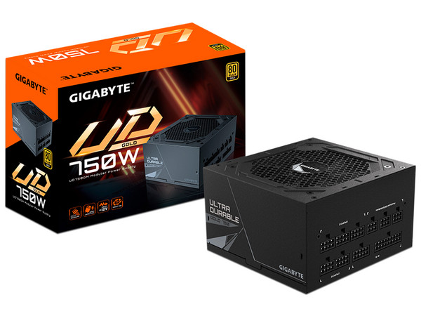 Fuente de Poder Modular Gigabyte UD750GM de 750W, ATX, 80 PLUS Gold.
