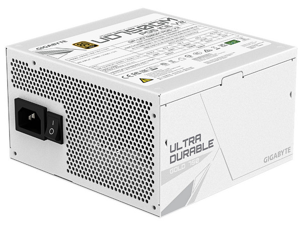 Fuente de Poder Modular Gigabyte UD750GM PG5 V2 ICE de 750W, ATX 3.1, 80 PLUS Gold. Color Blanco.