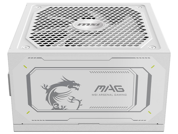Fuente de Poder Modular MSI MAG A1000GL PCIE5.1 de 1000W, ATX 3.1, 80 PLUS Gold. Color Blanco.