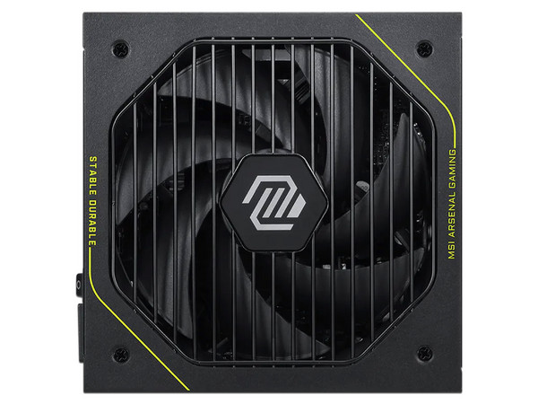 Fuente de Poder Modular MSI MAG A1000PLS PCIE5 de 1000W, 80 Plus Platinum, ATX. Color Negro.