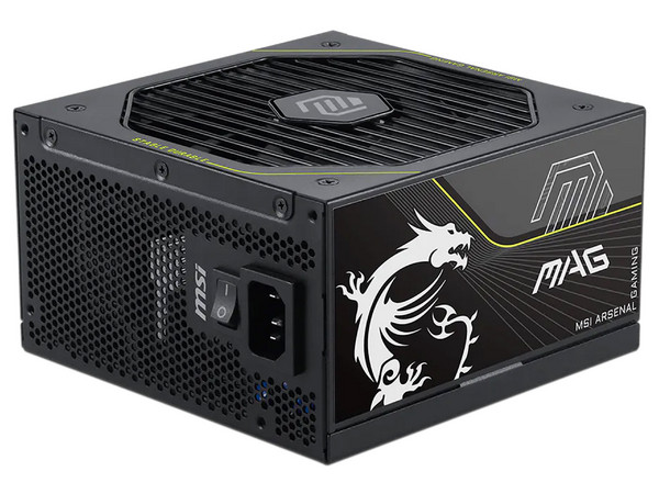 Fuente de Poder Modular MSI MAG A1200PLS PCIE5 de 1200W, 80 Plus Platinum. Color Negro.
