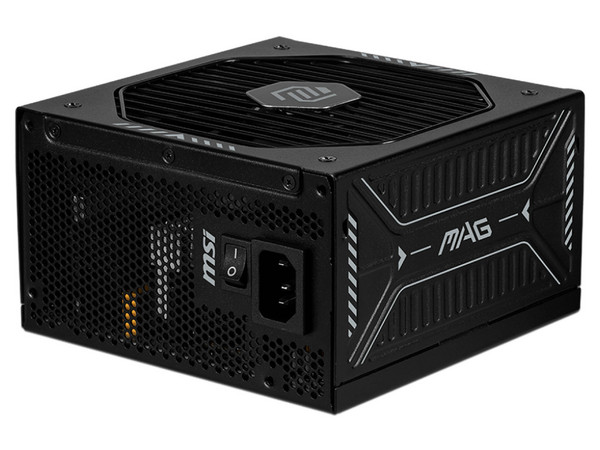 Fuente de Poder Modular MSI MAG A850GLS PCIE5 de 850W, 80 Plus GOLD, Color Negro.