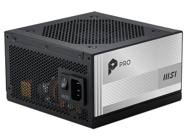 Fuente de Poder Modular MSI PRO A1000PL PCIE5 de 1000W, 80 Plus Platinum. Color Negro.