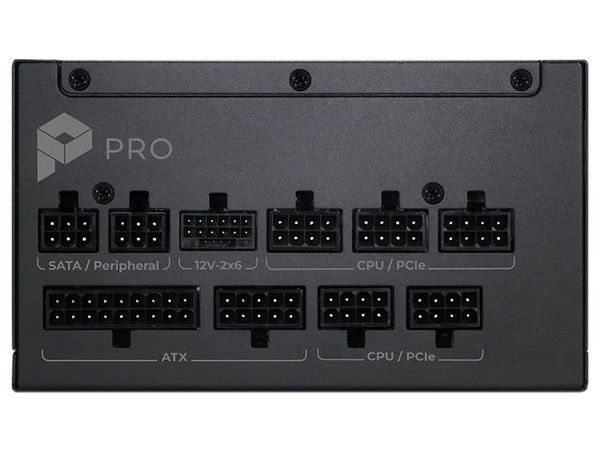 Fuente de Poder Modular MSI PRO A1000PL PCIE5 de 1000W, 80 Plus Platinum. Color Negro.