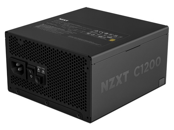 Fuente de Poder Modular NZXT C1200 de 1200W, ATX, 80 Plus Gold, Color Negro.