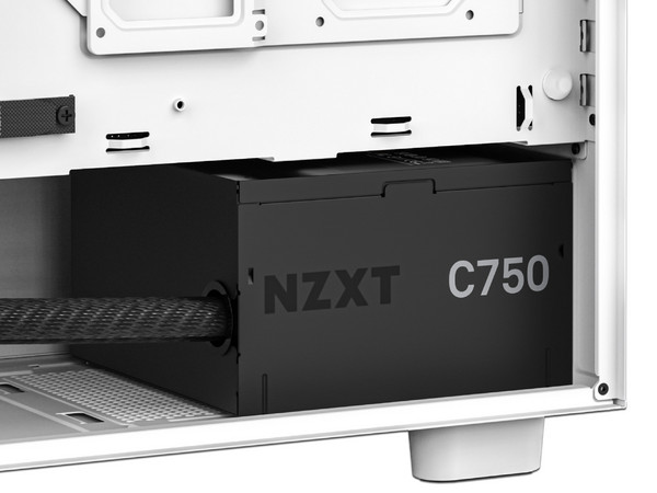 Fuente de Poder NZXT C750 de 750W, ATX, 80 Plus Bronze. Color Negro.