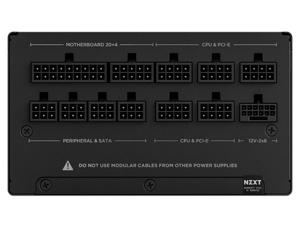 Fuente de Poder NZXT C850 Gold de 850W, ATX, 80 Plus Gold, Color Negro.