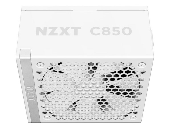 Fuente de Poder Modular NZXT C850 Gold de 850W, ATX, 80 Plus Gold, Color Blanco.