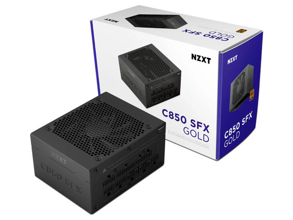 Fuente de Poder NZXT C850 de 850W, ATX, Full Modular, 80 Plus Gold, Color Negro.