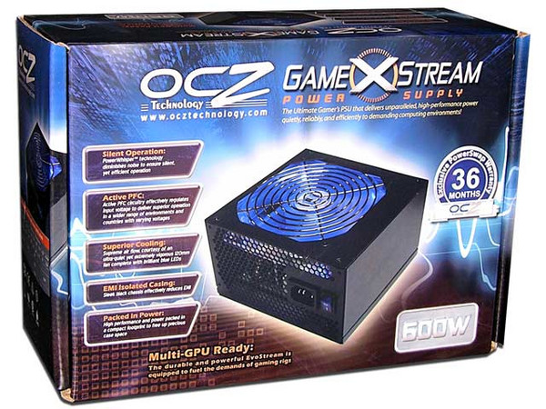 Fuente de Poder OCZ GameXStream de 600W para Gabinete ATX, Conector de 20/24 pines, Ventilador 120mm con Luz