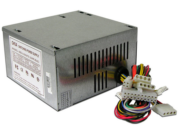 Fuente de Poder de 350W para Gabinete ATX, Conector 20 pines