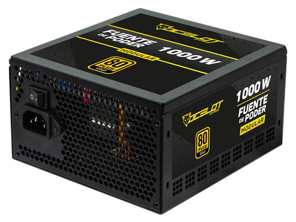 Fuente de Poder Modular Ocelot Gaming de 1000W, ATX, 80 PLUS Gold.
