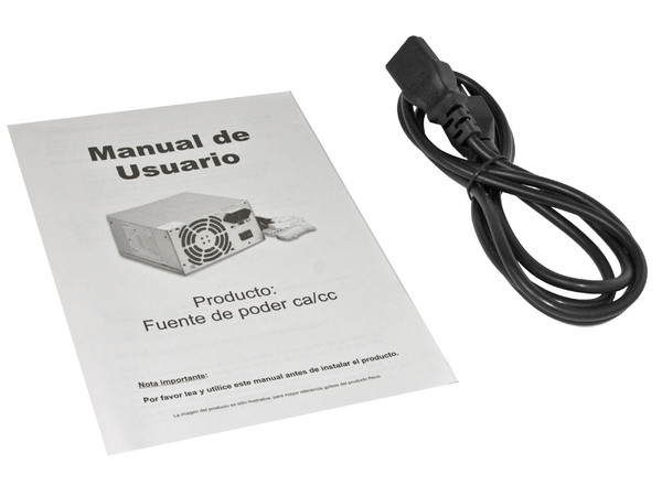 Fuente de Poder Pixxo JAGUAR de 500W para Gabinete ATX, Conector de 20/24 pines, Doble Ventilador