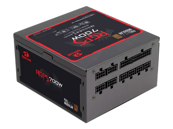 Fuente de Poder Modular Redragon RGPS de 700W, ATX, 80 Plus Bronze.