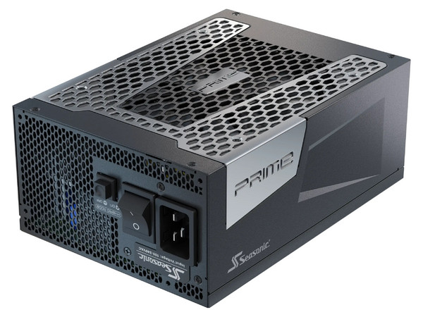 Fuente de Poder Seasonic PRIME TX de 1300W, ATX 3.1, 80 Plus Cybenetics Titanium, Color Negro.